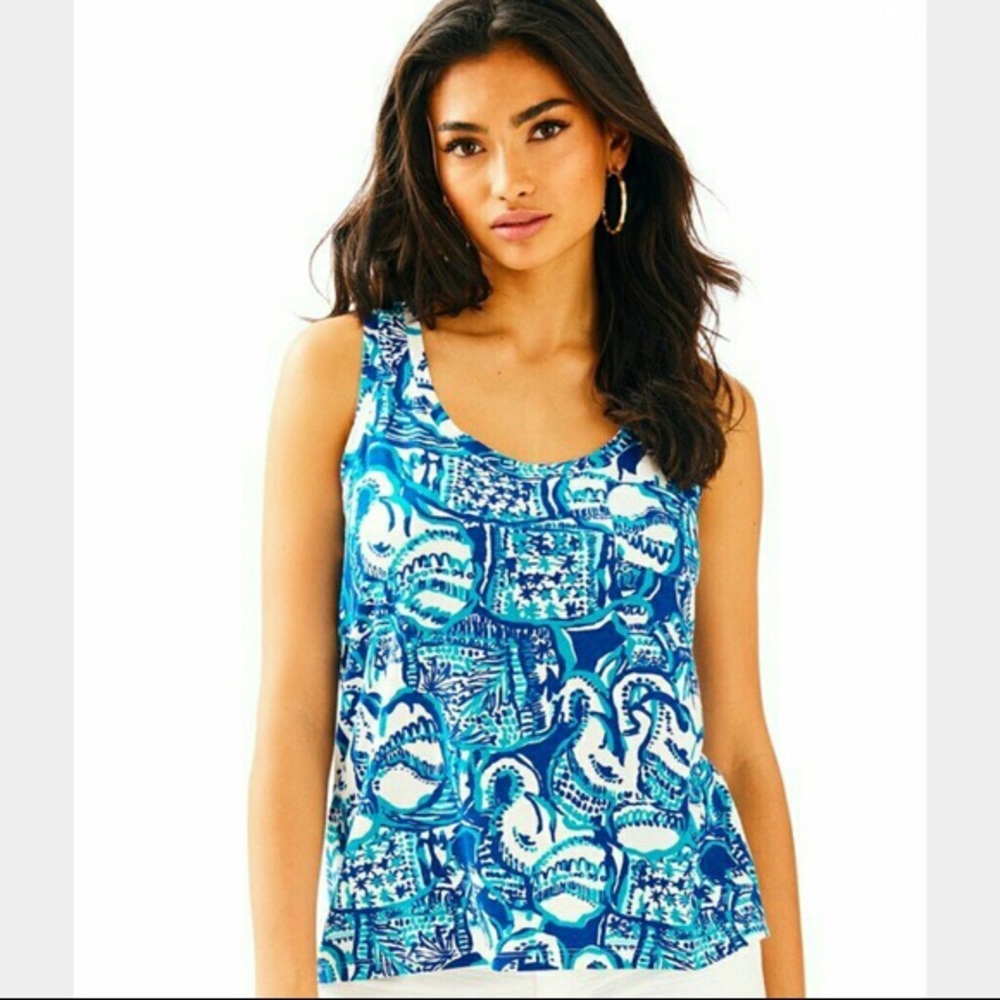 Lilly Pulitzer Crayton Tank Keep On Trunk